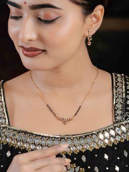 Zeraki Jewels - Nora Rose Gold Mangalsutra Set