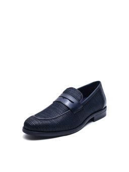 Rare Rabbit - Men Navy Blue Loafers