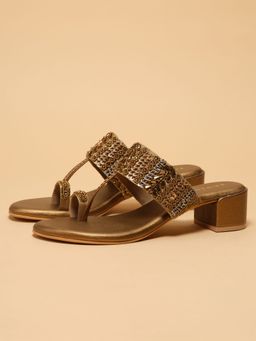 ERIDANI - Women Aaravi Antique Block Heels