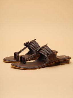 ERIDANI - Women Aarvika Brown Sandals