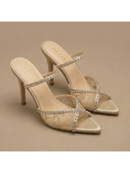 OZZARO - Women Gold Apsara Stiletto Heels