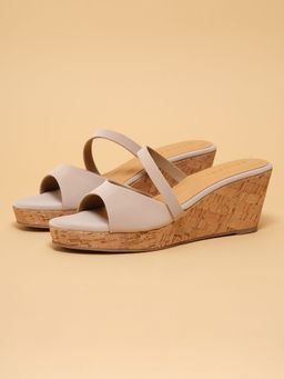 ERIDANI - Women Shayla Offwhite Wedges Heels