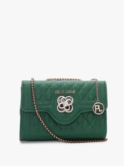 Pelle Luxur - Delote Green Sling Bag for Women