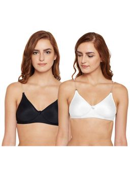 Bodycare - Pack of 2 Perfect Coverage Bra In Black-White Colour