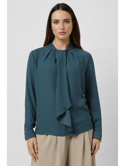 Van Heusen - Women Blue Solid Top