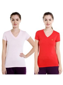 Bodycare - Bodyactive Pack Of 2 Women'S Tshirt - Multi-Color