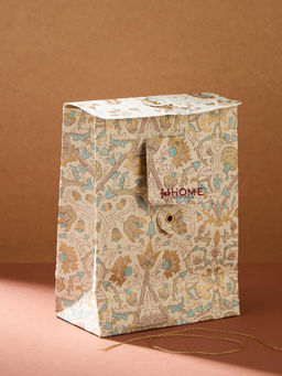 Fabindia - Beige Paper Aariana Gift Bag