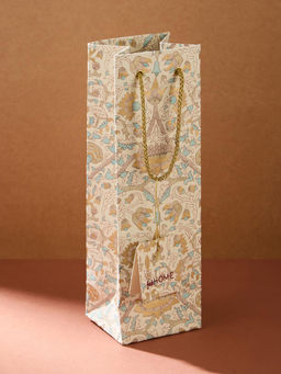 Fabindia - Off White Paper Aariana Gift Bag