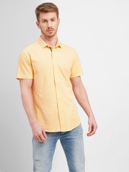 Jack & Jones - Yellow Short Sleeves Shirt