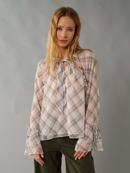 American Eagle - Long Sleeve Reversible Top
