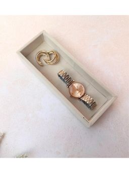 La Trove - Premium Plain Jewellery Organizer Micro Tray Cream