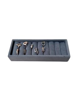 La Trove - Premium Rings & Cufflinks Jewellery Organizer Micro Tray Dark pink