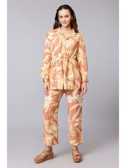 TAMISKA BY NARENDRA KUMAR - Earth Leaf Co-Ord (Set of 2)