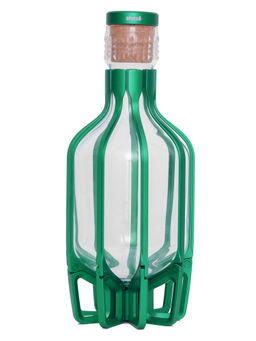 Shaze - Green Cage Decanter For Wine, Liquor, Scotch, Bourbon, Vodka 1000 ml