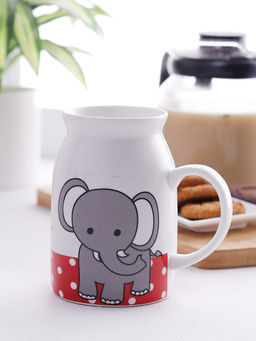 CLAY CRAFT - Fine Ceramic Milk Mug, 2Pc, 500ml