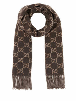 Gucci - Brown Signature Scarf