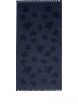 Vilebrequin - Navy Blue Santah Printed Scarf