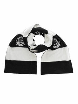 MSFTSrep - Black White Stripes Scarf