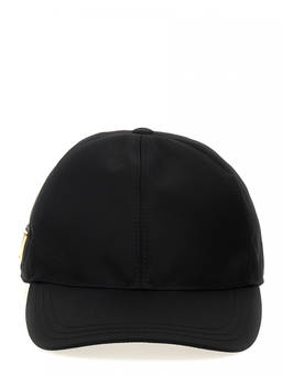 PRADA - Black Logo Baseball Cap
