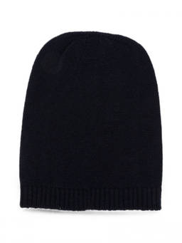 Fabiana Filippi - Black Solid Beanie Hat