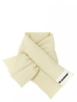 Jil Sander - Beige Solid Muffler Scarf