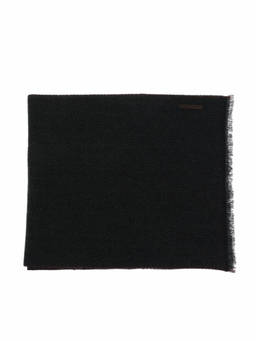 Zegna - Black Textured Scarf