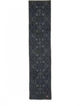 Casablanca - Grey Monogram Scarf