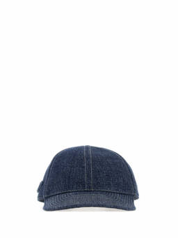 PRADA - Navy Blue Solid Baseball Cap