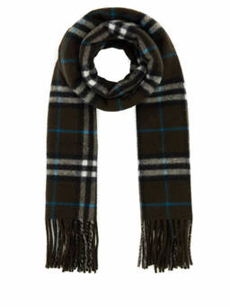 Burberry - Dark Brown Signature Print Scarf