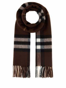 Burberry - Brown Check Scarf