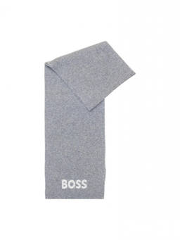 Boss - Grey Elios Logo Scarf
