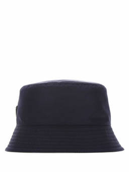 PRADA - Midnight Blue Logo Bucket Hat