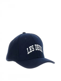 Les Deux - Dark Blue Logo Baseball Cap
