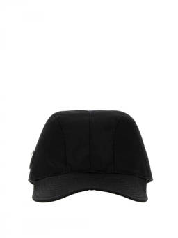 PRADA - Black Cappelli Solid Baseball Cap