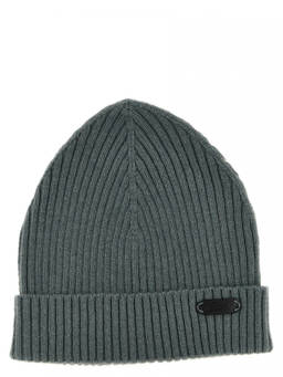 Brioni - Green English Ribbed Beanie