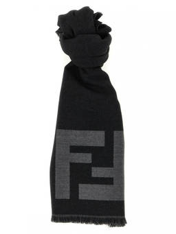 Fendi - Black Logo Scarf