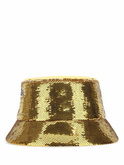 PRADA - Gold Sequins Bucket Hat