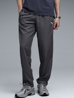 Puma - Grey Essentials Zippered Training Trackpant