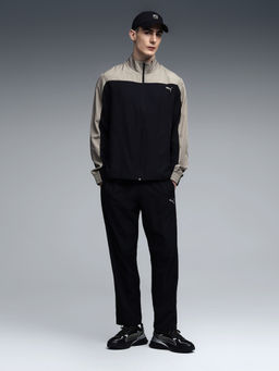 Puma - Black Essentials Sweat-Wicking Woven Tracksuit