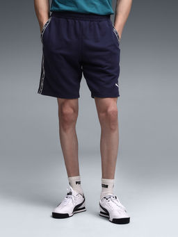 Puma - Navy Blue Essentials Logo Tape Shorts