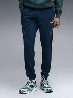 Puma - Blue Essentials Block Knitted Joggers