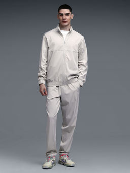 Puma - Beige Essentials Piping Woven Tracksuit