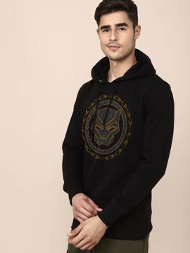 Free Authority Hoodies : Buy Free Authority Young Men Black Panther Printed Black  Hoodie Online | Nykaa Fashion