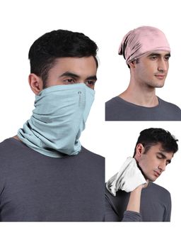 FREECULTR - Unisex Plain Bamboo Bandana Anti Microbial Multipurpose Cloth Face Mask