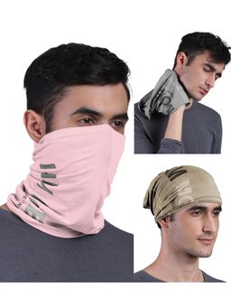 FREECULTR - Unisex Printed Bamboo Bandana Anti Microbial Multipurpose Cloth Face Mask