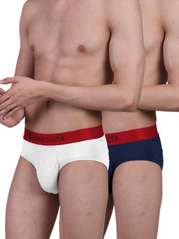 FREECULTR - Men's Underwear Anti Bacterial Micromodal Anti-Chaffing Brief, Pack of 2