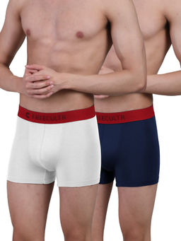 FREECULTR - Men's Underwear Anti Bacterial Micromodal Anti-Chaffing Trunk, Pack of 2