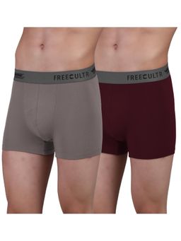 FREECULTR - Men Anti-Microbial Air-Soft Micromodal Underwear Trunk (Pack of 2)