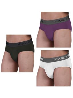 FREECULTR - Men Anti-Microbial Air-Soft Micromodal Underwear Brief (Pack of 3)