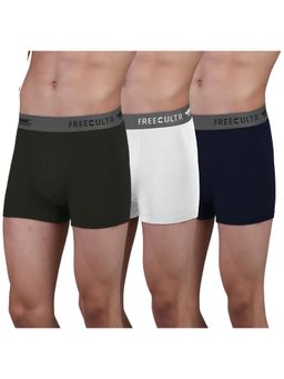 FREECULTR - Men Anti-Microbial Air-Soft Micromodal Underwear Trunk (Pack of 3)